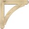 Ekena Millwork Thorton Craftsman Rough Sawn Bracket w/ Offset Brace, Douglas Fir, 6"W x 28"D x 28"H BKT0604X28X28THR04RDF - alternate 3